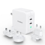 CHOETECH PD6008 GAN Dual Type-C 100w Travel Charger V28-ELECHOPD6008
