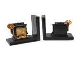 One Pair Shelf Book Ends Movie Projector Designed Resin Bookend Decoration for Study Home Office V1294-YM3115220102911-0421