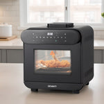 Devanti Steam Air Fryer Oven 15L W/ LCD Touch 1600W AF-K-G-STEAM-15L-BK