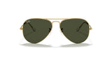 Aviator Classic Sunglasses in Gold and Green V196-RB3025-L0205