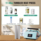 Tumbler Heat Press Machine 11-30oz Mug Press Sublimation Tumblers Green V952-SDKKBJAYAJXSU9GD9V3