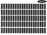 100Pcs 4.2g/5ml Mini Empty Lipstick Tube DIY Black Round Lip Balm Container Cosmetic Tools V1294-YM0901-3117200055211