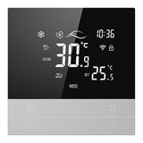 WiFi Smart Thermostat 4P Switch Heating Cooling 3-Speed Fan Temperature Controller V1263-JX-5960