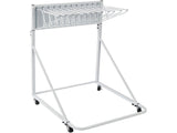 Mobile Blueprint Storage Rack, Plan Holder with 12 Pivot Brackets, Mobile Blueprint Holder V952-LTJJS12CYDS0N873YV0