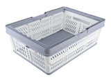 Collapsible Baskets with Handles PP Waterproof Collapsible Storage Crates for Home Kitchen Bedroom V1294-YM0703-3117230068511