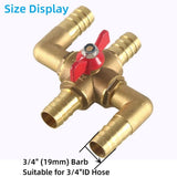 Clearance 4-Way Car Heater, Integrated Heating System, Solid Brass Construction, Manual Control, V1366-AZ2-W-24440