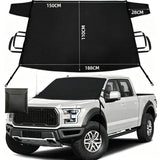 600D Snow Fropcs Windshield Cover Extra Large 180x110cm windproof Fropcs Protection compatible with V1188-MS-704-119