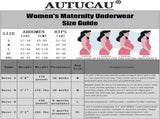 Maternity Cotton Underwear High Waist Adjustable Pregnancy Seamless Soft Hipster Panties Over Bump V1259-DP01-A-3843