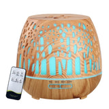 Devanti Aroma Diffuser Aromatherapy Wood Grain 400ml DIFF-YX137-LW