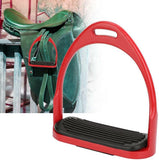 Premium Safety Stirrup Die Cast Aluminum Flexible Stirrup, 1 PairsNon Slip Rubber Pad Horse Riding V1192-AZ-W-2871