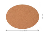 10Pcs Round Cork Plant Coasters for Flower Pots with Smooth Surface and Water Resistant Features V1192-AZ-W-27503