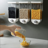 Cereal Dispenser Wall Mounted, High Capacity Rice cerealdispensers for Home, Food V1370-AZ4-01520