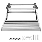 Heavy Duty Pull-Out Caravan Step Folding Aluminium RV Entry Step, Non-Slip Portable Camping Step, V1181-AT002-SL
