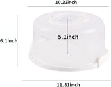 Large 10 Inch Cake Carrier Keeper Stand with Handles and Lids Container for Transport Cake Holder V1259-DP01-A-3002
