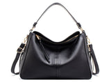 Women's Tote Bag PU Leather Shoulder Bag Underarm Bucket Bag with Wallet V1263-JX-3483