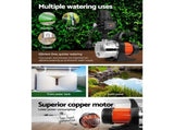 Giantz Garden Water Pump High Pressure 800W Max. Tank Rain Farm Irrigation House Black PUMP-GARDEN-800-TPC