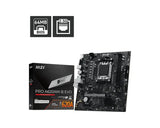 MSI PRO A620AM-B EVO ATX Motherboard, AM5, AMD A620A, 2xDDR5 128GB, PCIe4.0 x16, 1xM.2, 2xSATA, V1202-V2-MBM-PRO-A620AM-B-EVO