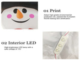 320cm Xmas Father Christmas Charm Santa Sleigh With Reindeer LED Lights Inflatable V563-XU1335