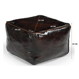 SQUARE CHOCOLATE OTTOMAN V742-M18884