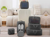 7 Set Compression Packing Cubes for Travel Luggage Organizer Bags for Travel Accessories - Black V1308-DSZKI-388-2