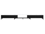 Artiss TV Cabinet Entertainment Unit Stand Extendable Black FURNI-N-EXT-TV240-BK-AB