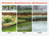 Steel Landscape, 5 Packs 990 x 181 mm Rust-Resistant Metal Landscape, Bendable Garden V952-DXGJSPZ5PCS39ATCXV0