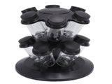 Revolving Countertop Seasoning Bottle Rack Organizer Kitchen Rotating Seasoning Jar Rack Condiment V1294-YM0901-3118250161511