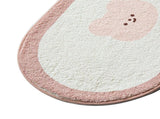Cartoon Animal Pattern Area Rug Door Mat Soft Cute Oval Rug Bedside Carpet Decoration for Home V1294-YM0706-3117230186711