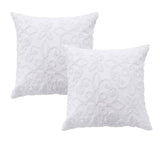 Bianca Pair of Ella White European Pillowcases 65 x 65cm V442-BCA-PILLOWC-ELLA-WHITE-EU