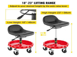 Shop Stool, 135 kg Rolling Garage Stool, 56 cm to 66 cm Adjustable Height Mobile Rolling Gear Seat, V952-YXAPDSFZDQCDJEZCNV0