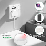 Night Light Wireless Wall Light Indoor LED 2 Pack,Battery Operated Wall Lights Rechargeable Lamp V1171-CB-WL-MINI-B2-CCT-USB