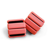 Red Adjustable Silicone Wrist & Ankle Weights - 2lb Pair Comfortable Fitness Resistance V888-ELOSUNG23733