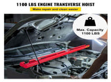 Engine Support Bar Engine Load Leveler 1100 Lbs Transmission w/ Dual Hook V952-FDJZCG1100LBSJTOPV0