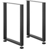 711.2MM Adjustable Furniture Legs, Square Reinforced Steel Office Table legs Set of 2 for DIY, Max V952-FXZTHSGFX28XXZDT7V0