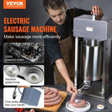 VEVOR Electric Sausage Stuffer, 12 L / 25 LBS Vertical Meat Stuffer, 200W Motor, Stepless Speed V952-DDLSBXGGCJ12NGFTNV3