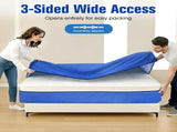 Waterproof Mattress Bag Mattresses Protector Plastic Moving Storage Dust Cover Carry Bed Zipper V1317-BHD110-AUSK