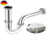 Stainless Steel 1/4' X 32Mm Waste Drain Valve Siphon Syphon for Faucet Sink V1189-LWWAL-20260327-05136