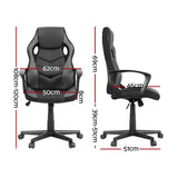 Artiss Gaming Office Chair Computer Chairs Grey OCHAIR-H-GAME-GY