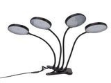60W 4 Head LED Plant Growing Lights USB Power Supply Clip On Grow Lamp with 5 Dimmable Light Modes V1294-YM0718-3119220137611