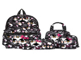 Black 4-Piece Large Capacity School Backpack Set for Primary Students Years 3-6 Durable Nylon V888-ELOSUNG43310