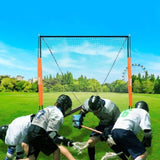 Lacrosse Goal, 1.8mx1.8m Lacrosse Net, Portable Lacrosse Goal with Carry Bag, Fiberglass Rod V952-ZQGQQMBXK66YHXM3MV0