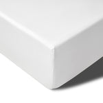 Accessorize 400TC White Bamboo Cotton Mega / Super Fitted Sheet 50cm Wall King V442-HIN-FITTEDS-BAMBOOCOTTON50CM-WHITE-KI