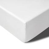 Accessorize 400TC White Bamboo Cotton Mega / Super Fitted Sheet 50cm Wall King V442-HIN-FITTEDS-BAMBOOCOTTON50CM-WHITE-KI