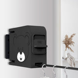 SOGA 160mm Wall-Mounted Clothes Line Dry Rack Retractable Space-Saving Foldable Hanger Black BSLY06