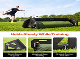 Soccer Rebounder Board, 1000 x 300 mm Portable Soccer Rebound Wall, HDPE Sports Kick Back Trainer, 3 V952-ZQHDBHDPEL40FASLS001V0
