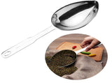1 Cup Heavy Duty Oval Measuring Spoon Stainless Steel- Measure Spoon for Baking & Cooking Dry and V1366-AZ2-W-23810
