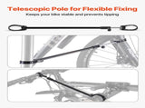 Bike Repair Stand, Max. 49.9 kg Heavy-duty Bicycle Work Stand with 1025-1510 mm Adjustable Height & V952-ZXCWXZJLZLDSDYMNF001V0