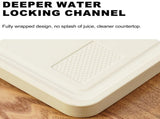 Double-sided cutting board - Serving board - Drinks board - Wooden cutting board - Kitchen board V1189-WXF-260203-00214
