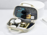 Mint Green Handheld Makeup Organizer - Compact and Portable Cosmetic Storage Case with Multiple V888-ELOSUNG15942