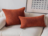 Holzlrgus Fall Set of 2 Striped Textured Velvet Corduroy Decorative Europe Sham Seasonal Autumn V1189-WXFWAL-20260319-01283